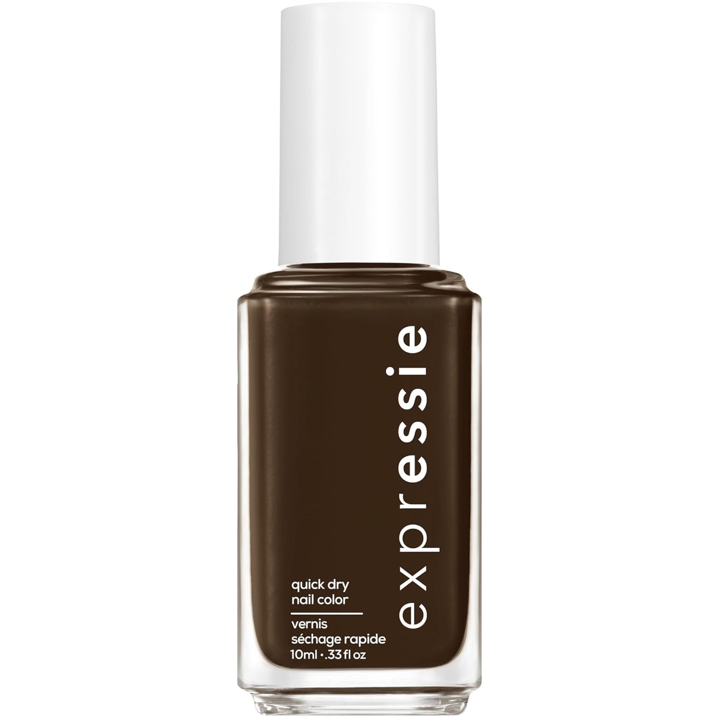 Essie Expressie Quick-Dry Vegan Nail Polish, Not so Low-Key, Blackened Burgundy, 0.33 Ounce