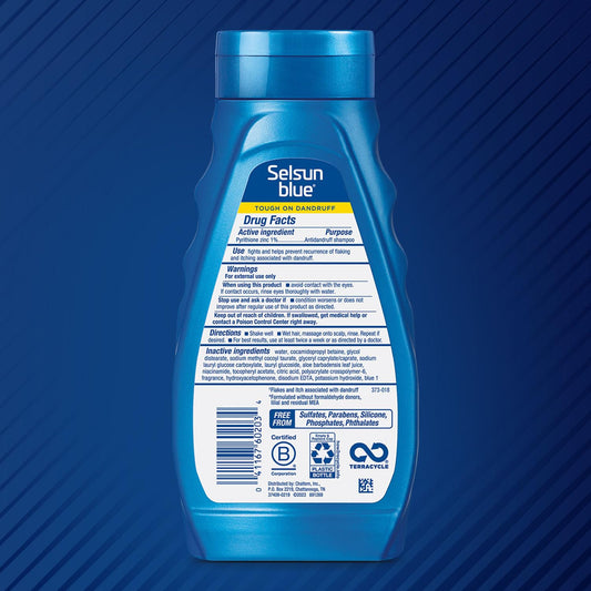 Itchy Dry Scalp Anti-Dandruff Shampoo, 11 Fl. Oz., Extra-Hydrating Formula, Pyrithione Zinc 1%