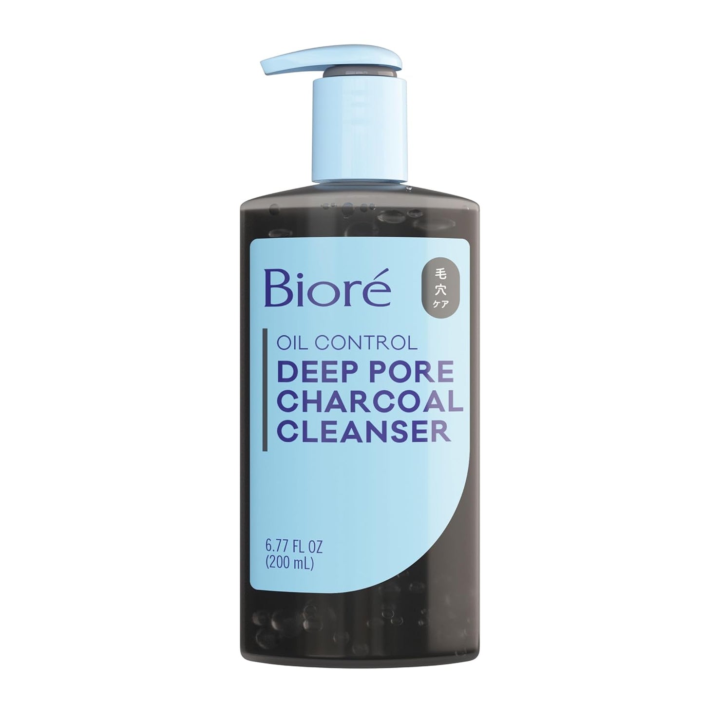 Biore Deep Pore Charcoal Face Wash for Oily Skin, 11.45 Fl Oz | Daily Facial Cleanser, Removes Dirt & Makeup, Charcoal Formula, Deep Pore Cleansing, Value Size