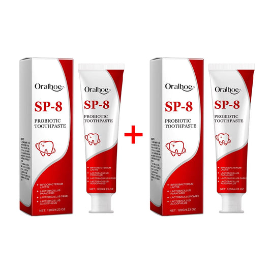 Revitalize Your Smile with Sp-8 Probiotic Toothpaste - Brightening Mint for Fresh Breath and Deep Cleaning!