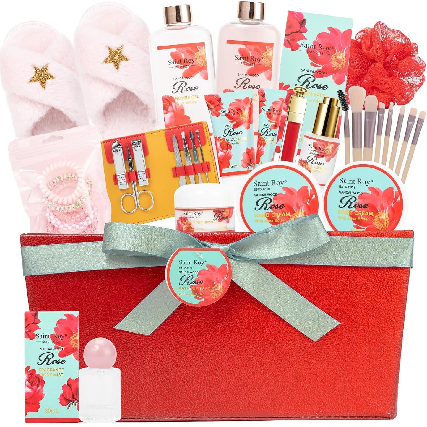 Spa Gift Basket Set for Women & Men | Bath & Body Gift Set, Bath Spa Basket