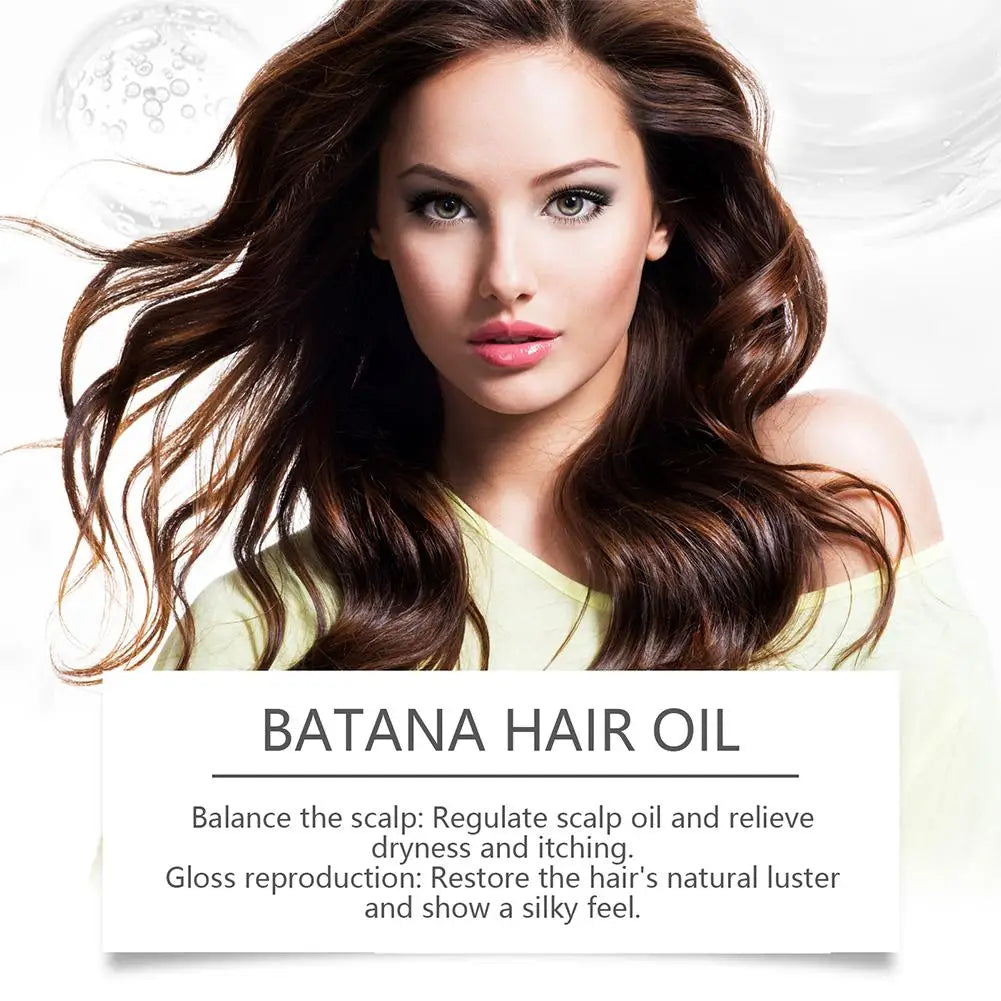 Anti-Loss Hair Oil Organic Batana Oil Natural Treatment for Scaple,Strengthen Hair Roots Fluffy Moisturizing for Hair Care Serum