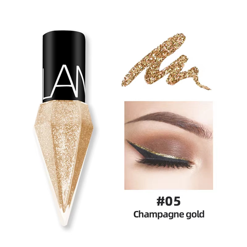 Liquid Glitter Eyeliner for Bold, Shimmering Eyes