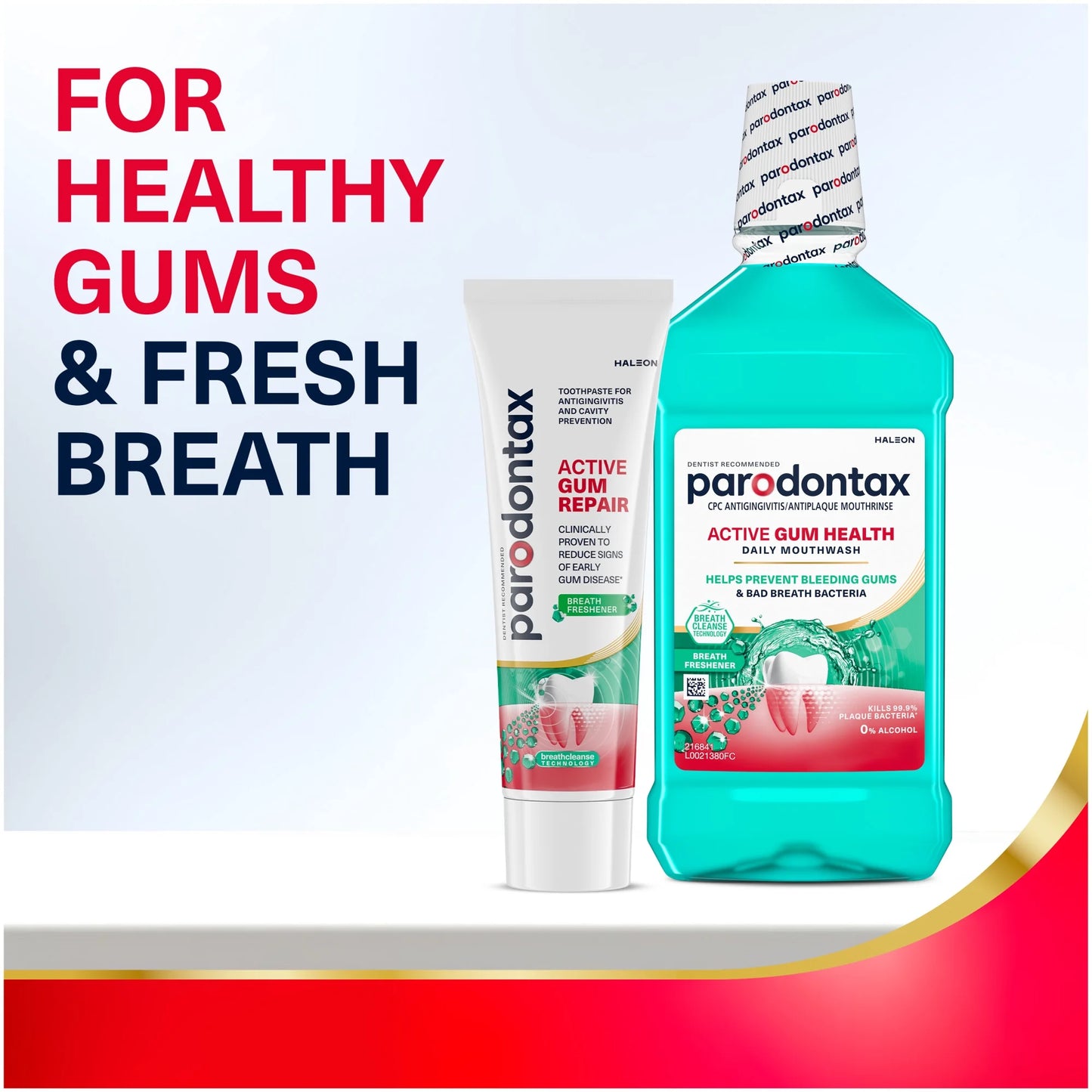 Active Gum Repair Breath Freshener Toothpaste, 3.4 Oz