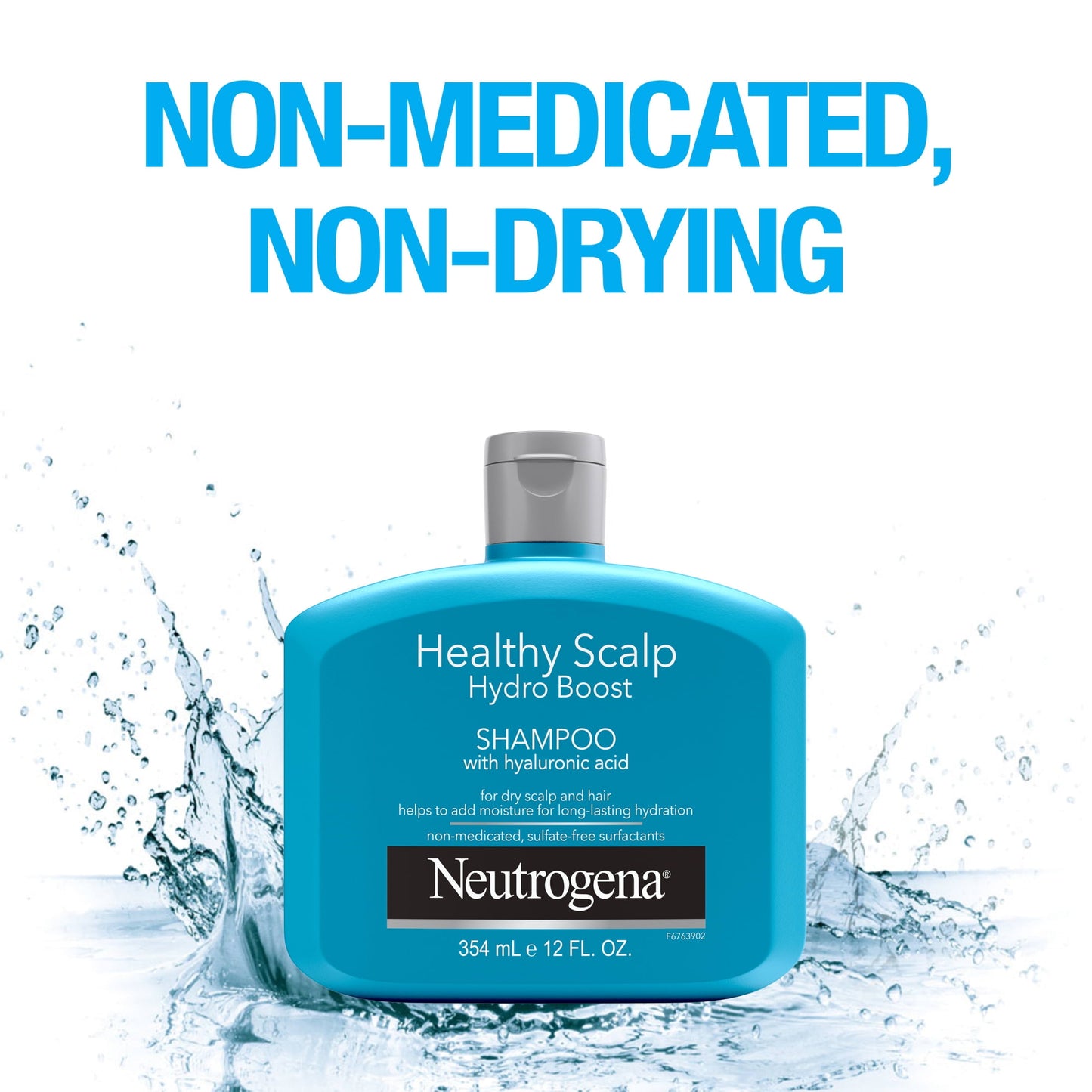 Hydrating Shampoo for Dry Scalp & Hair with Hyaluronic Acid, 12 Fl Oz