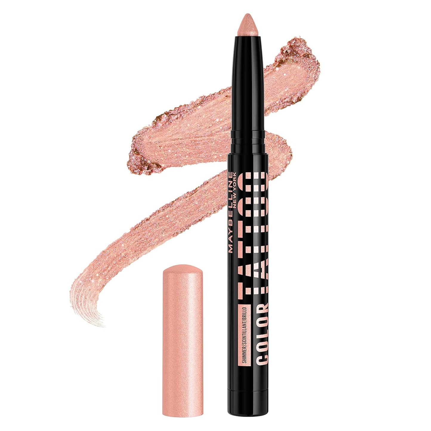 MAYBELLINE Color Tattoo Longwear Multi-Use Eye Shadow Stix, Eye Makeup, I Am Courageous (Light Bronze Shimmer)