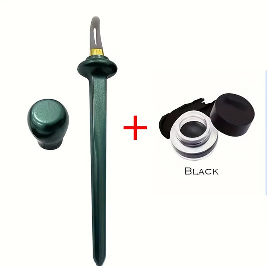 Silicone Eyeliner Brush Waterproof Non-Smudge Eyeliner Auxiliary Tool Eyeliner