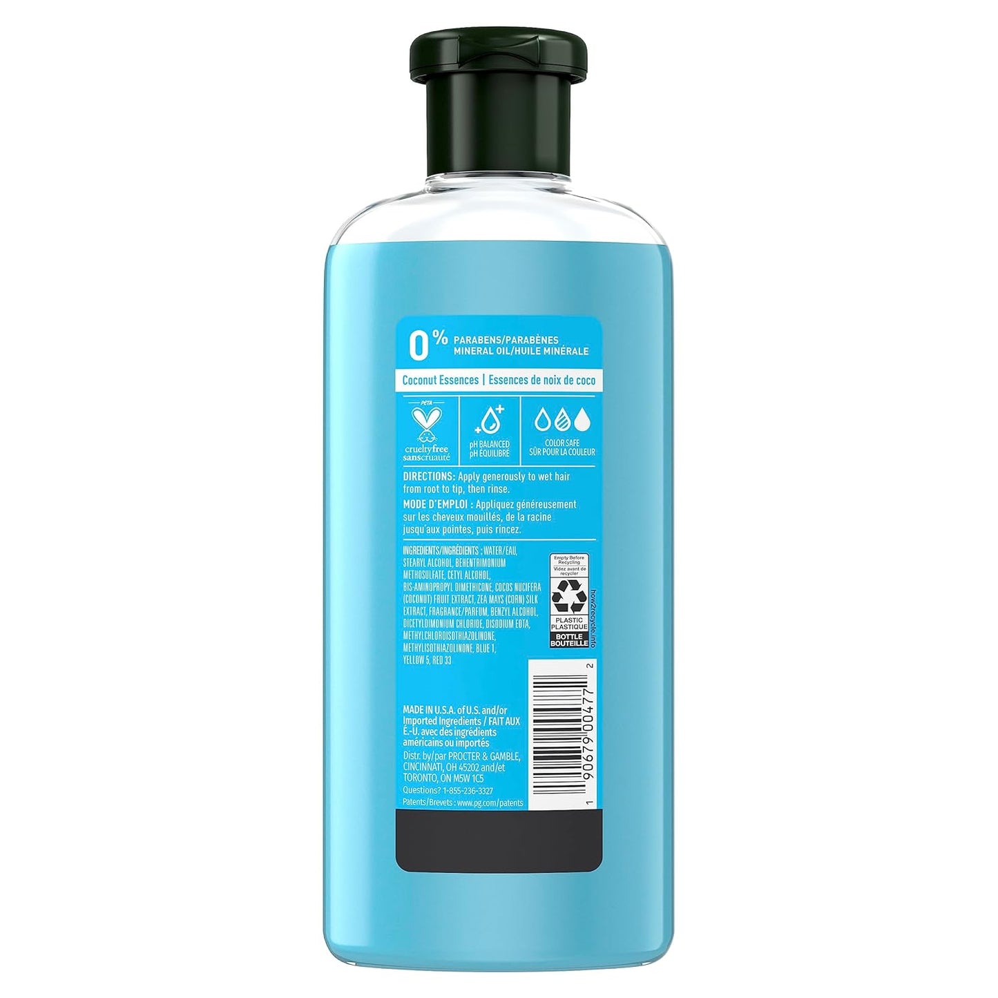 Hello Hydration Conditioner, Deep Moisture for Hair, 11.7 Fluid Ounces, Coconut Scent, Paraben Free, Dermatologist Tested, Cruelty Free