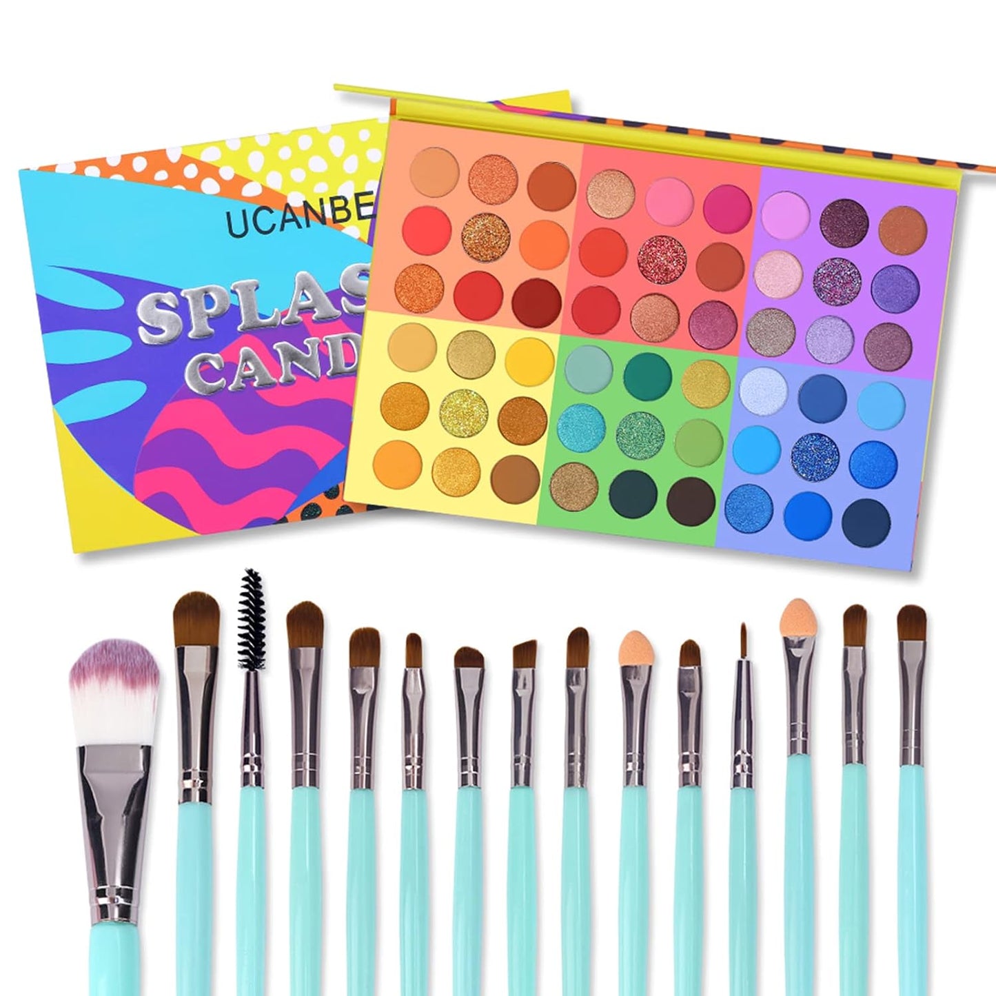 Spotlight Eyeshadow Palette Professional 40 Color Eye Shadow Matte Shimmer Makeup Pallet Highly Pigmented Colorful Powder Long Lasting Waterproof Eye Shadow