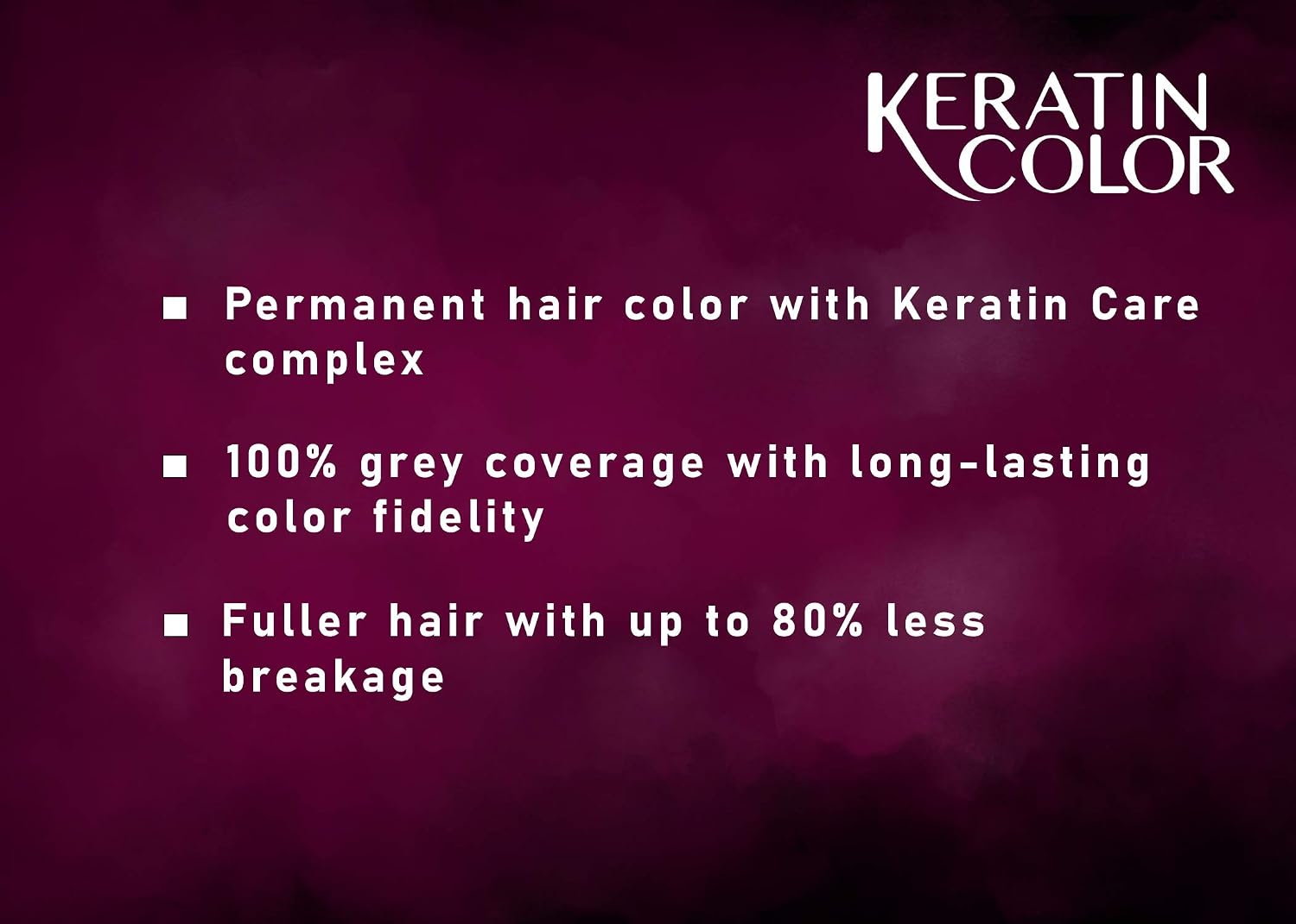 Keratin Color 7.55 Dark Golden Blonde Permanent 100% Gray Coverage