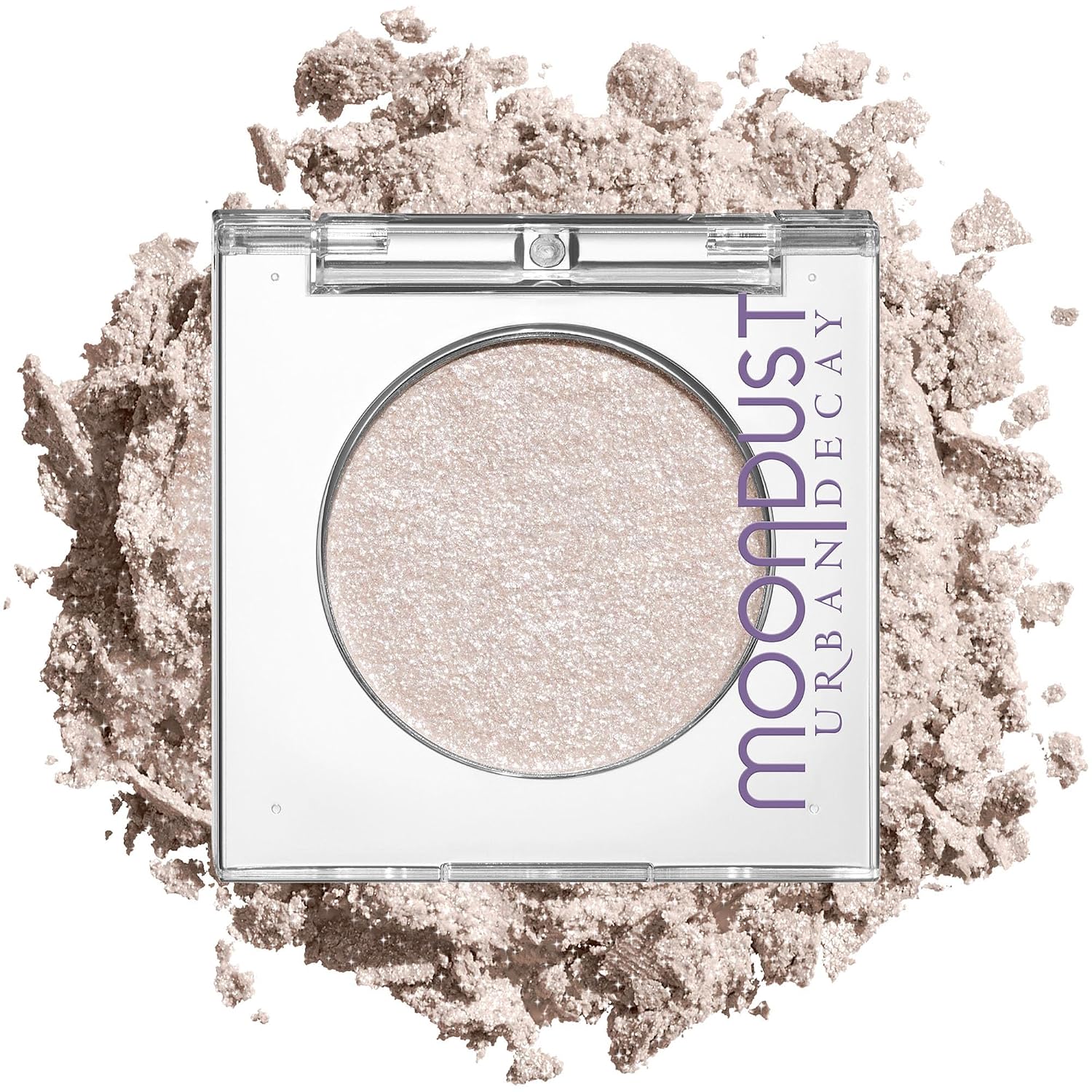 Urban Decay 24/7 Moondust Glitter Eyeshadow Single, Buildable Sparkly Eye Glitter, Long-Lasting Shimmer Finish, Reflective Iridescent Eye Shadow Topper, Wet Look Effect - 0.06 Oz