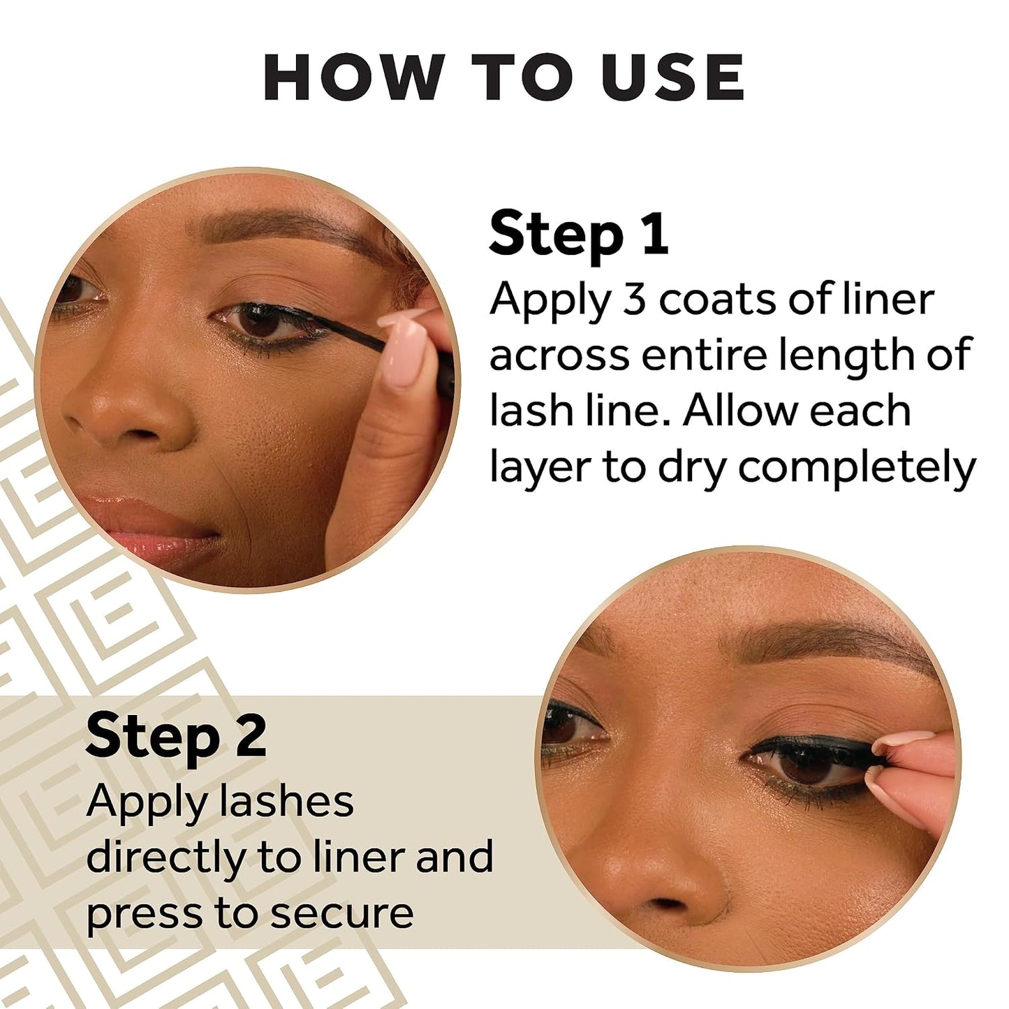 PROMAGNETIC Eyeliner & Lash Kit, No 007 Natural Fiber Eyelashes, Black