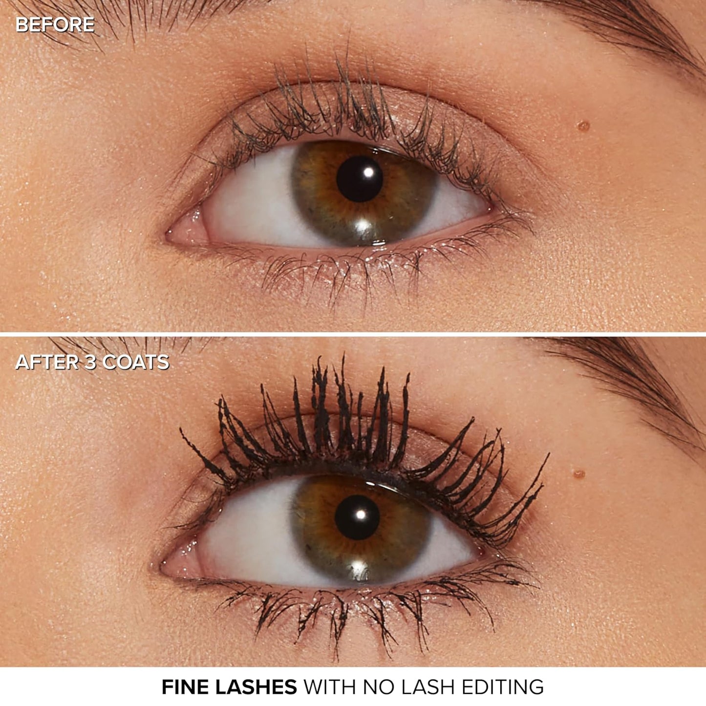 Too Faced Better than Sex Volumizing and Lengthening Mascara | Vegan Formula, Dramatic Volume and Length | Cruelty-Free Eye Makeup + Hourglass Brush for False Lash Effect