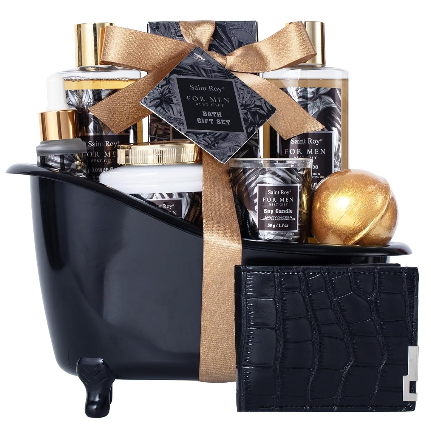 Spa Gift Basket Set for Women & Men | Bath & Body Gift Set, Bath Spa Basket