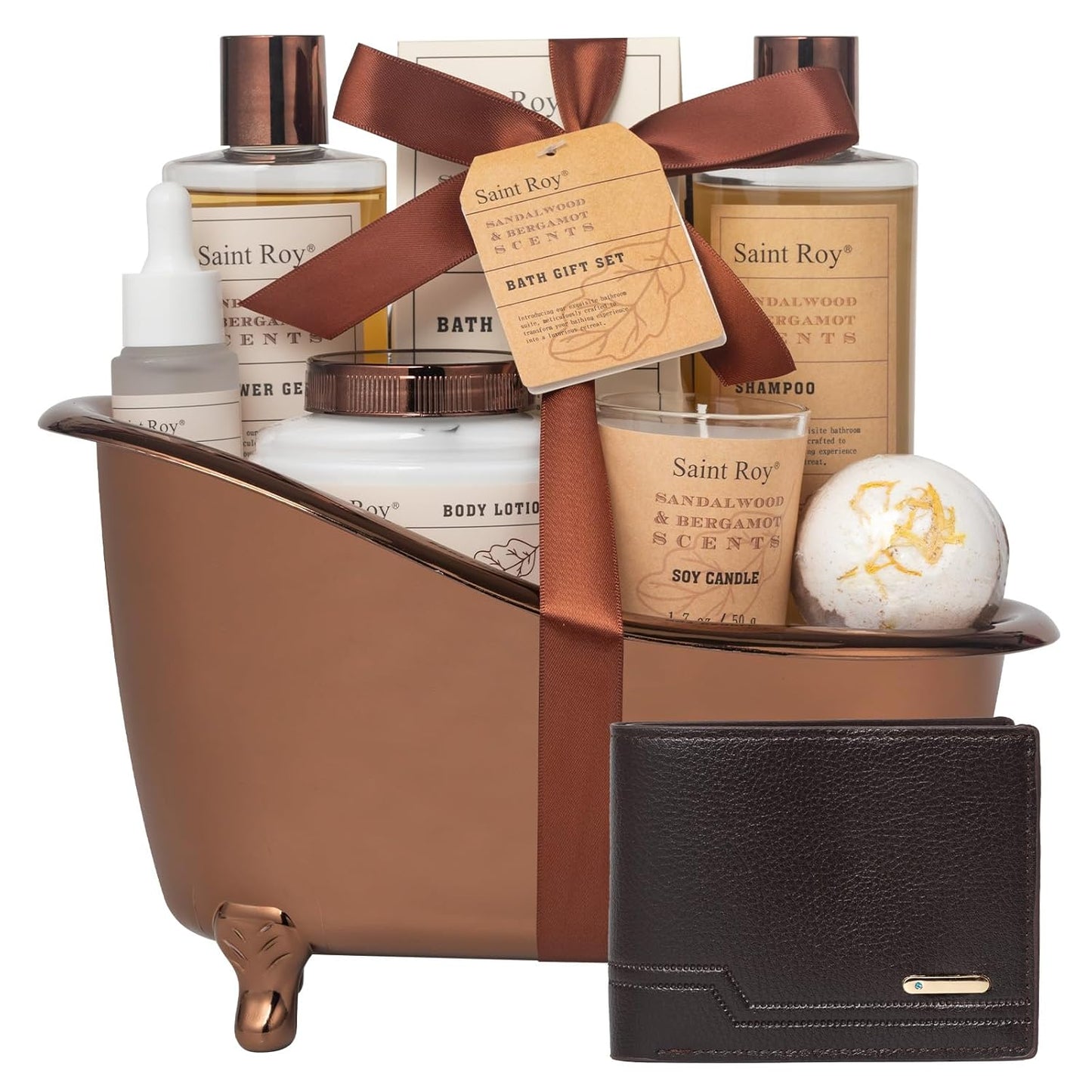 Spa Gift Basket Set for Women & Men | Bath & Body Gift Set, Bath Spa Basket
