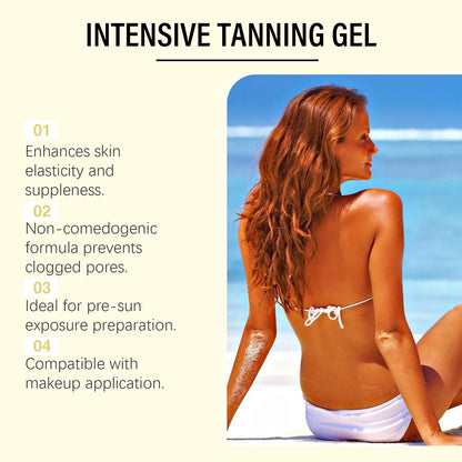 Achieve a Radiant Sun-Kissed Glow with Our Carrot Tanning Gel – Lightweight, Fast Absorbing, and Moisturizing for a Natural Tan!