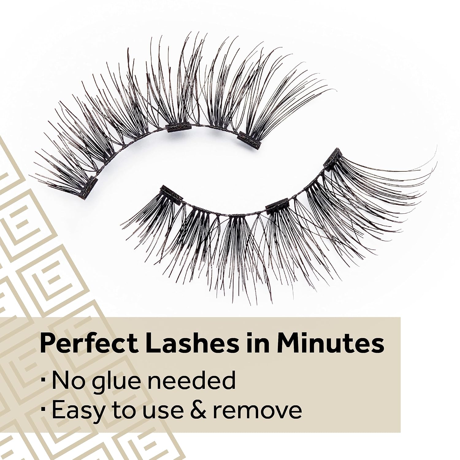 PROMAGNETIC Eyeliner & Lash Kit, No 007 Natural Fiber Eyelashes, Black