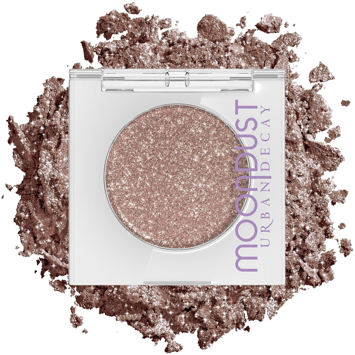 Urban Decay 24/7 Moondust Glitter Eyeshadow Single, Buildable Sparkly Eye Glitter, Long-Lasting Shimmer Finish, Reflective Iridescent Eye Shadow Topper, Wet Look Effect - 0.06 Oz