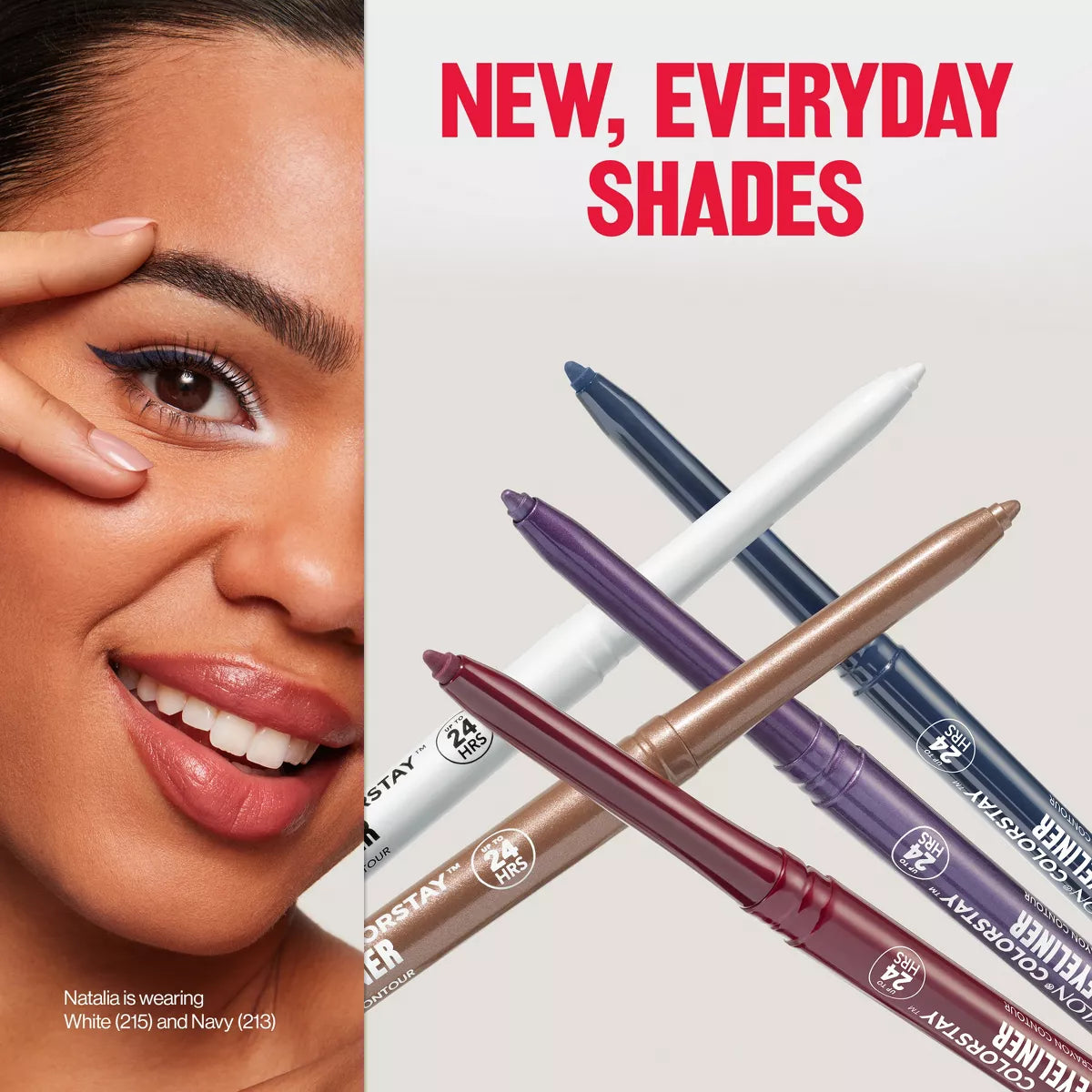 Revlon Colorstay Pencil Waterproof Eyeliner - Built-In Sharpener - 0.01Oz