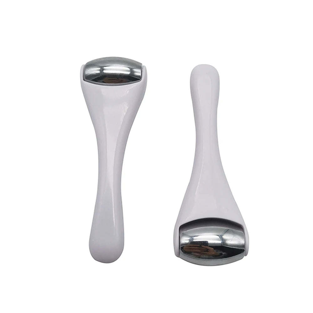Mini Stainless Steel Cooling Face Roller Skin Cooling Ice Roller Eye Facial Massager Anti-Aging Face Lift Pain Relief Beauty