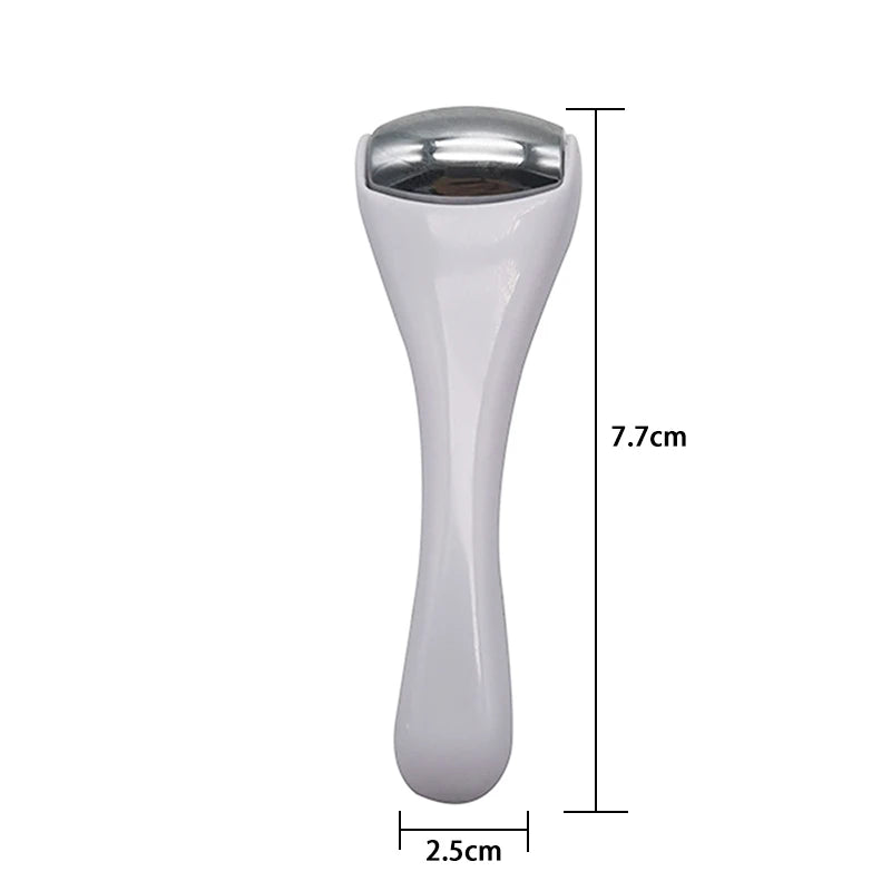 Mini Stainless Steel Cooling Face Roller Skin Cooling Ice Roller Eye Facial Massager Anti-Aging Face Lift Pain Relief Beauty