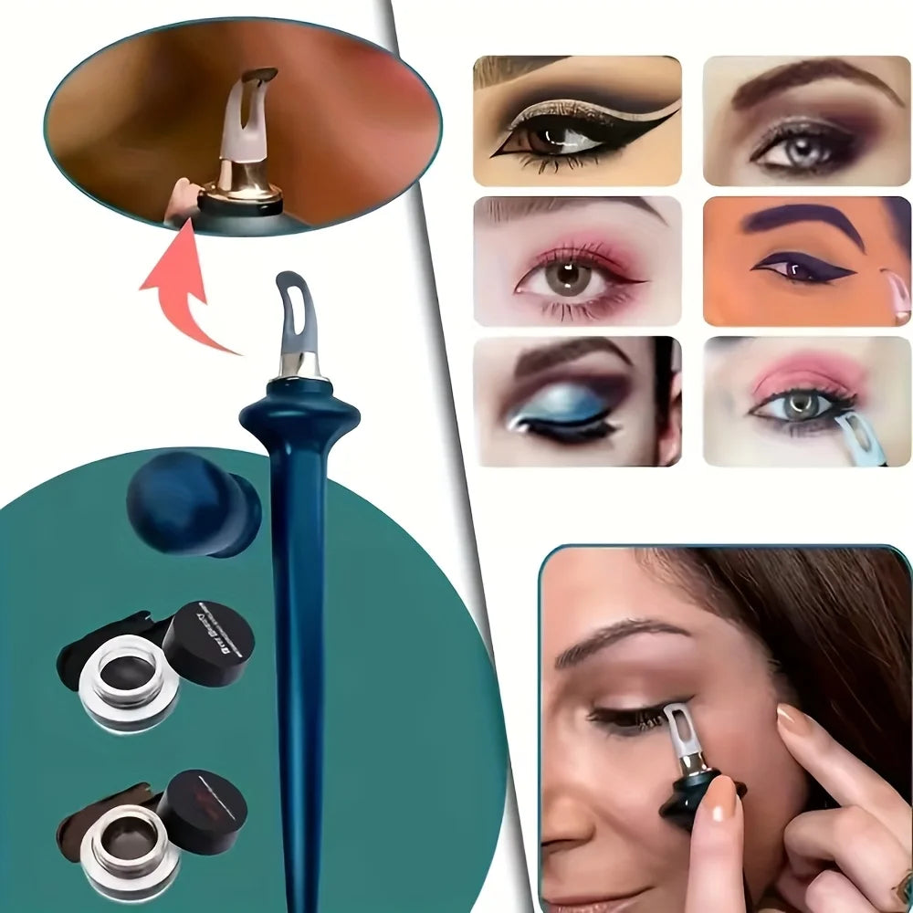 Silicone Eyeliner Brush Waterproof Non-Smudge Eyeliner Auxiliary Tool Eyeliner