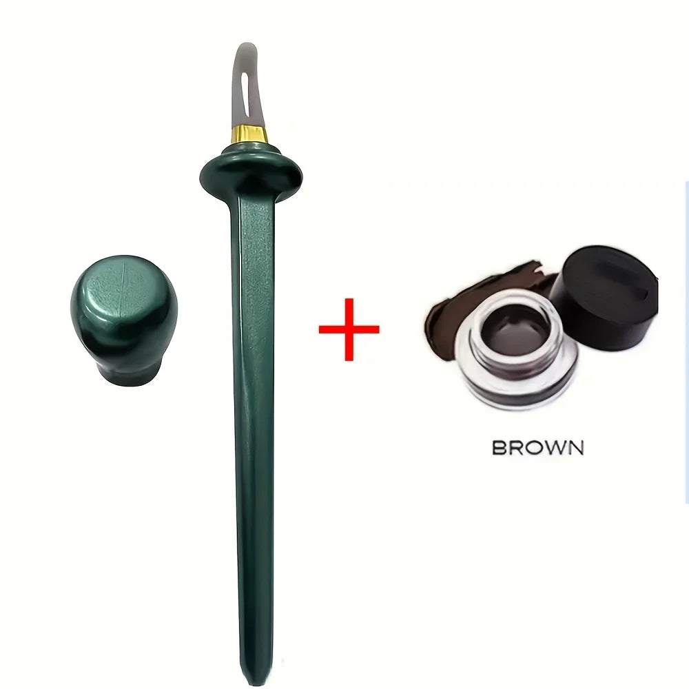 Silicone Eyeliner Brush Waterproof Non-Smudge Eyeliner Auxiliary Tool Eyeliner