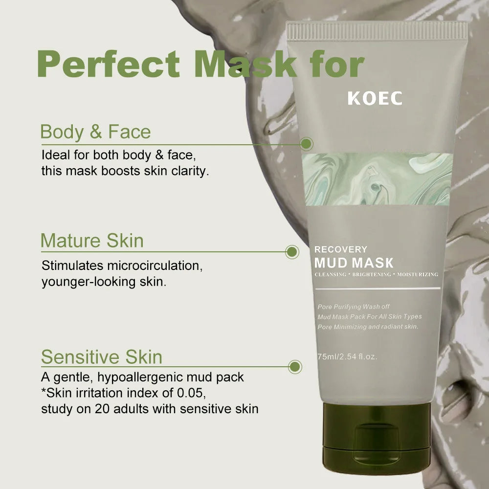 Revitalize Your Skin with Our Repair Volcanic Mud Facial Mask - Deep Cleansing and Moisturizing Treatment for a Flawless Complexion