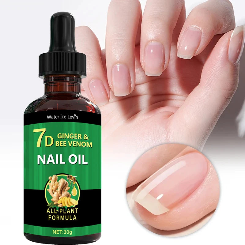 Revitalize Your Nails with 7-Day Ginger Nail Care Essence - Nourishing, Hypoallergenic Moisturizer for Hands and Feet, Perfect for All Nail Types