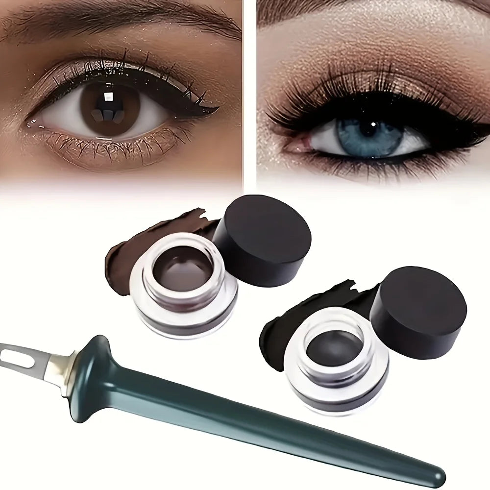 Silicone Eyeliner Brush Waterproof Non-Smudge Eyeliner Auxiliary Tool Eyeliner