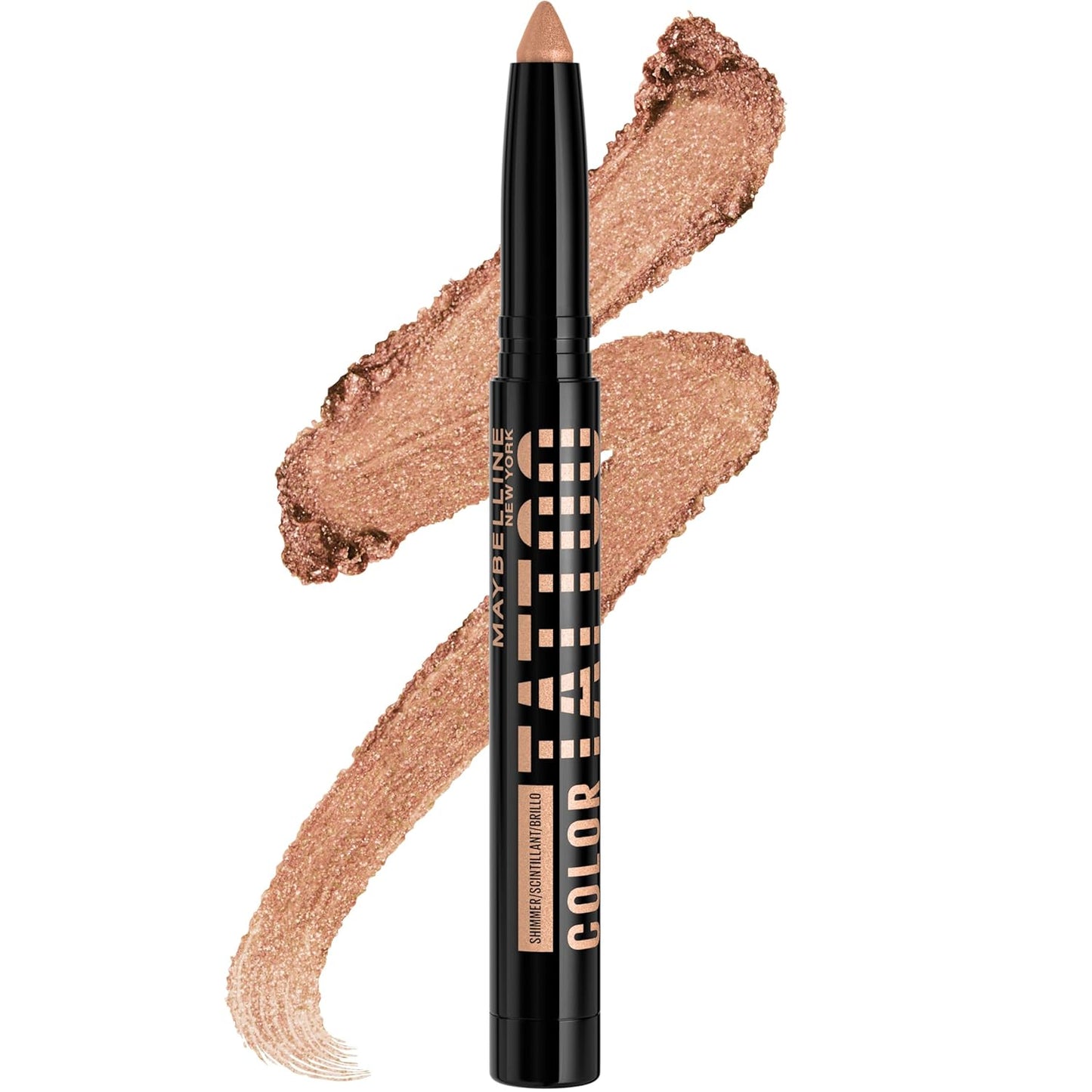 MAYBELLINE Color Tattoo Longwear Multi-Use Eye Shadow Stix, Eye Makeup, I Am Courageous (Light Bronze Shimmer)