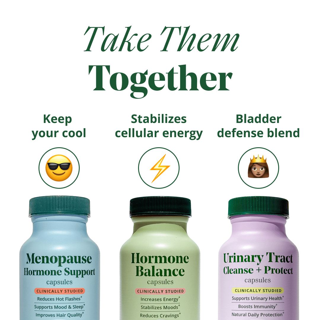 Menopause Essentials - Clinically Studied to Ease Hot Flashes - Bergamot & Olive Fruit Extract