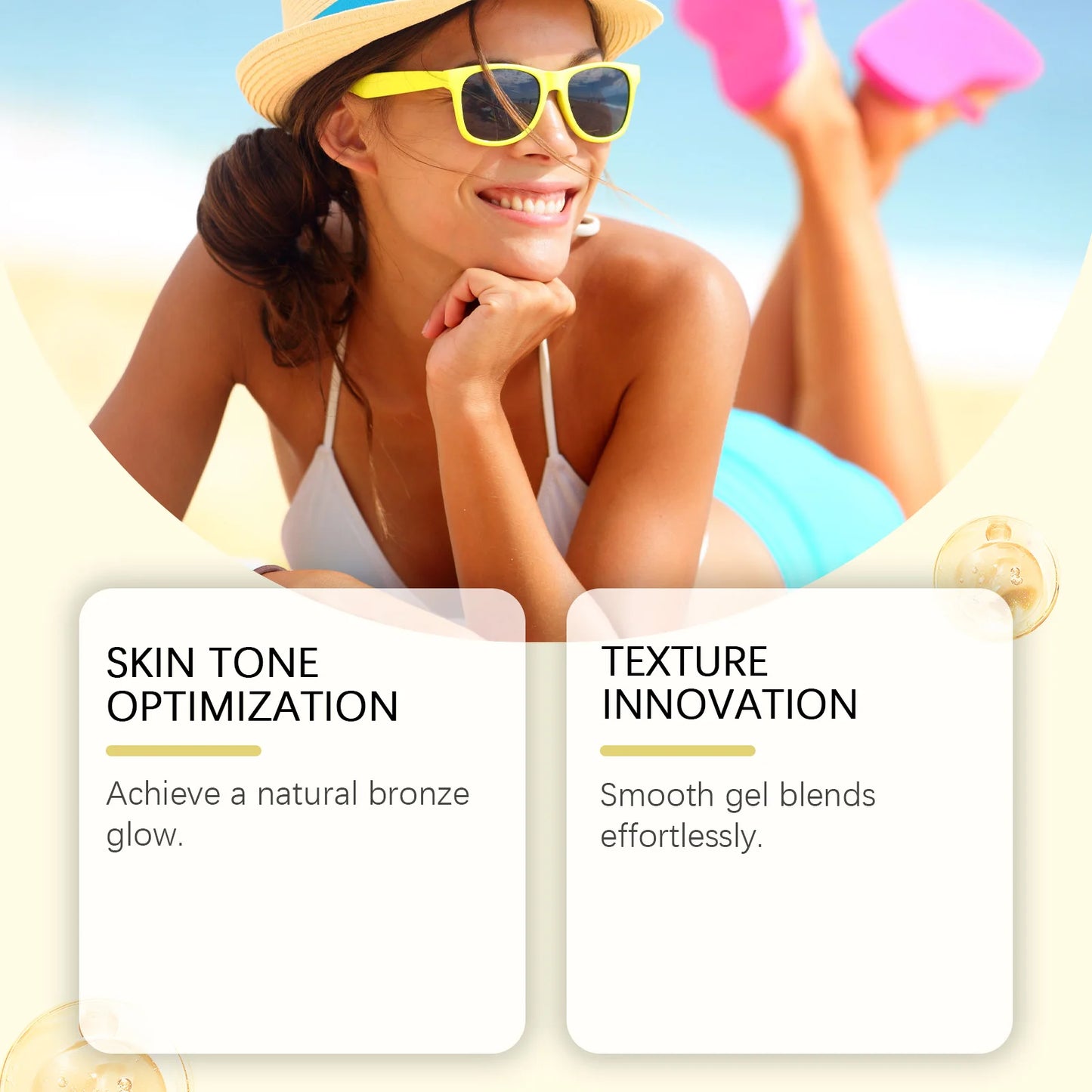 Achieve a Radiant Sun-Kissed Glow with Our Carrot Tanning Gel – Lightweight, Fast Absorbing, and Moisturizing for a Natural Tan!