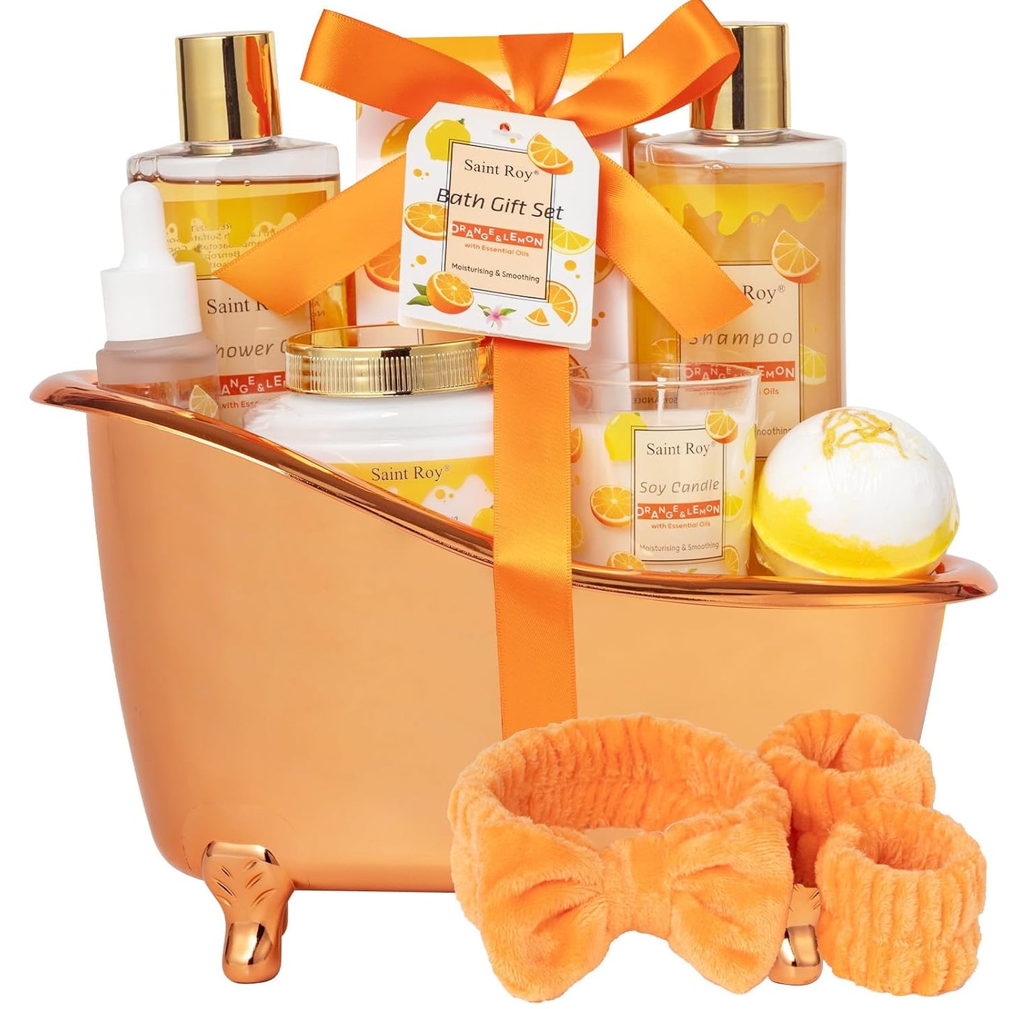 Spa Gift Basket Set for Women & Men | Bath & Body Gift Set, Bath Spa Basket