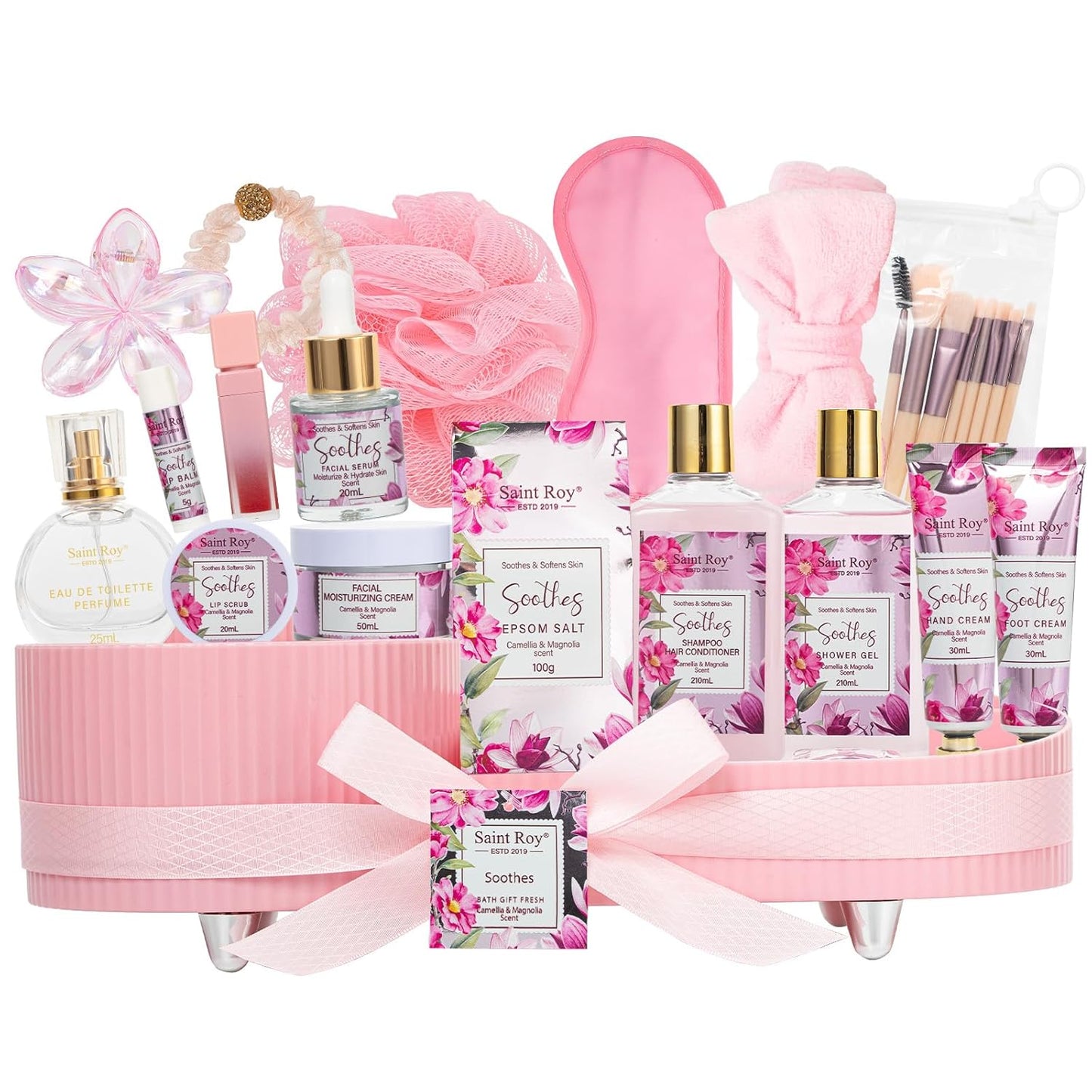 Spa Gift Basket Set for Women & Men | Bath & Body Gift Set, Bath Spa Basket