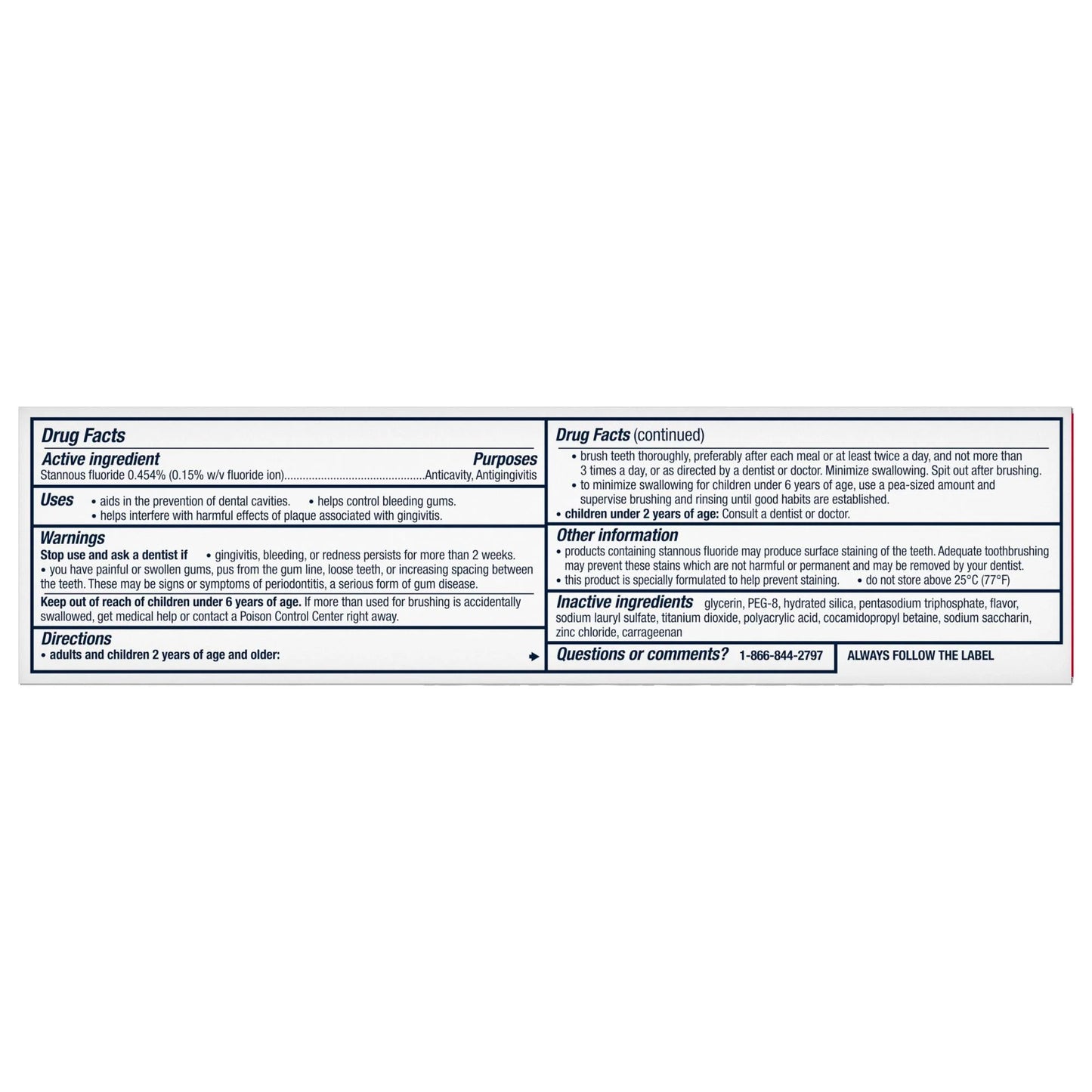 Active Gum Repair Breath Freshener Toothpaste, 3.4 Oz