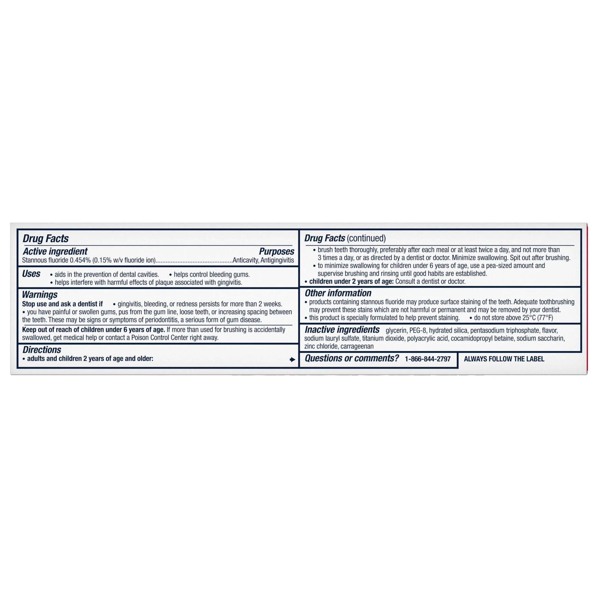 Active Gum Repair Breath Freshener Toothpaste, 3.4 Oz