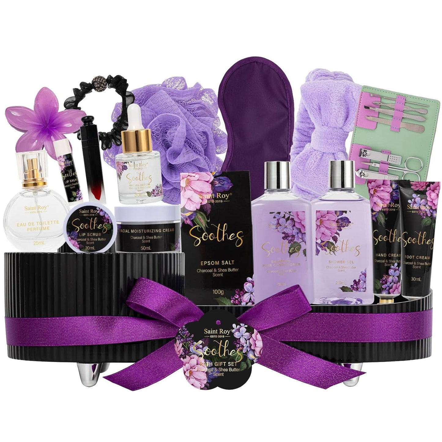 Spa Gift Basket Set for Women & Men | Bath & Body Gift Set, Bath Spa Basket