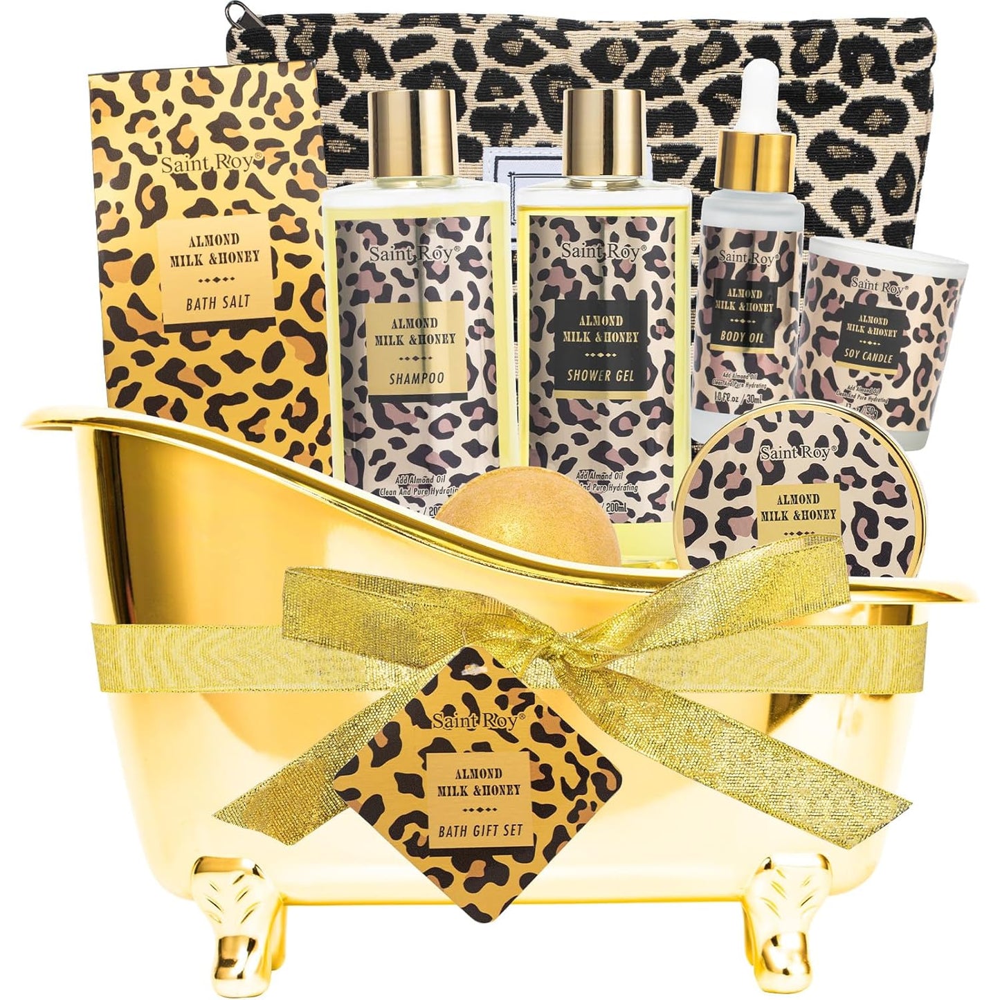 Spa Gift Basket Set for Women & Men | Bath & Body Gift Set, Bath Spa Basket