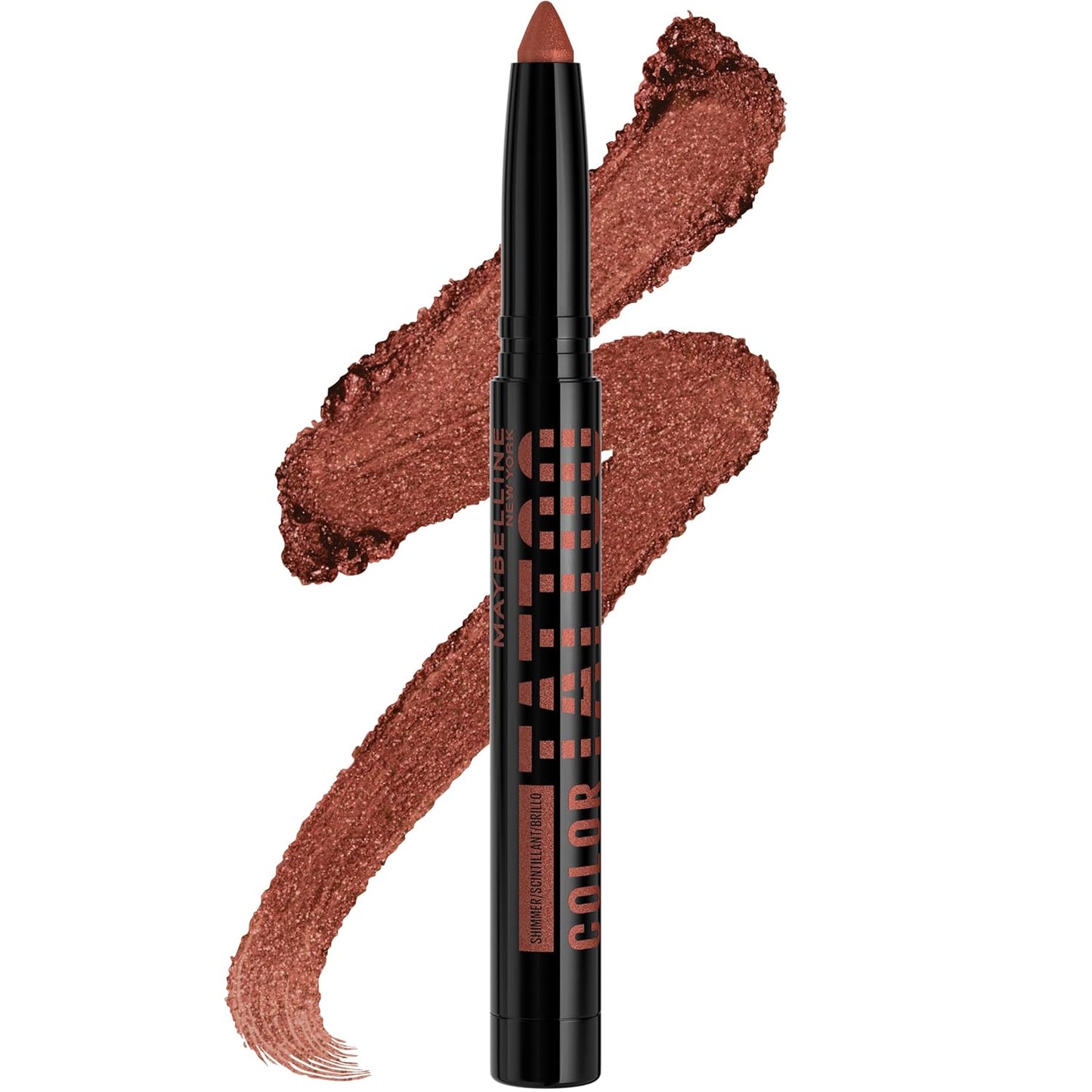 MAYBELLINE Color Tattoo Longwear Multi-Use Eye Shadow Stix, Eye Makeup, I Am Courageous (Light Bronze Shimmer)