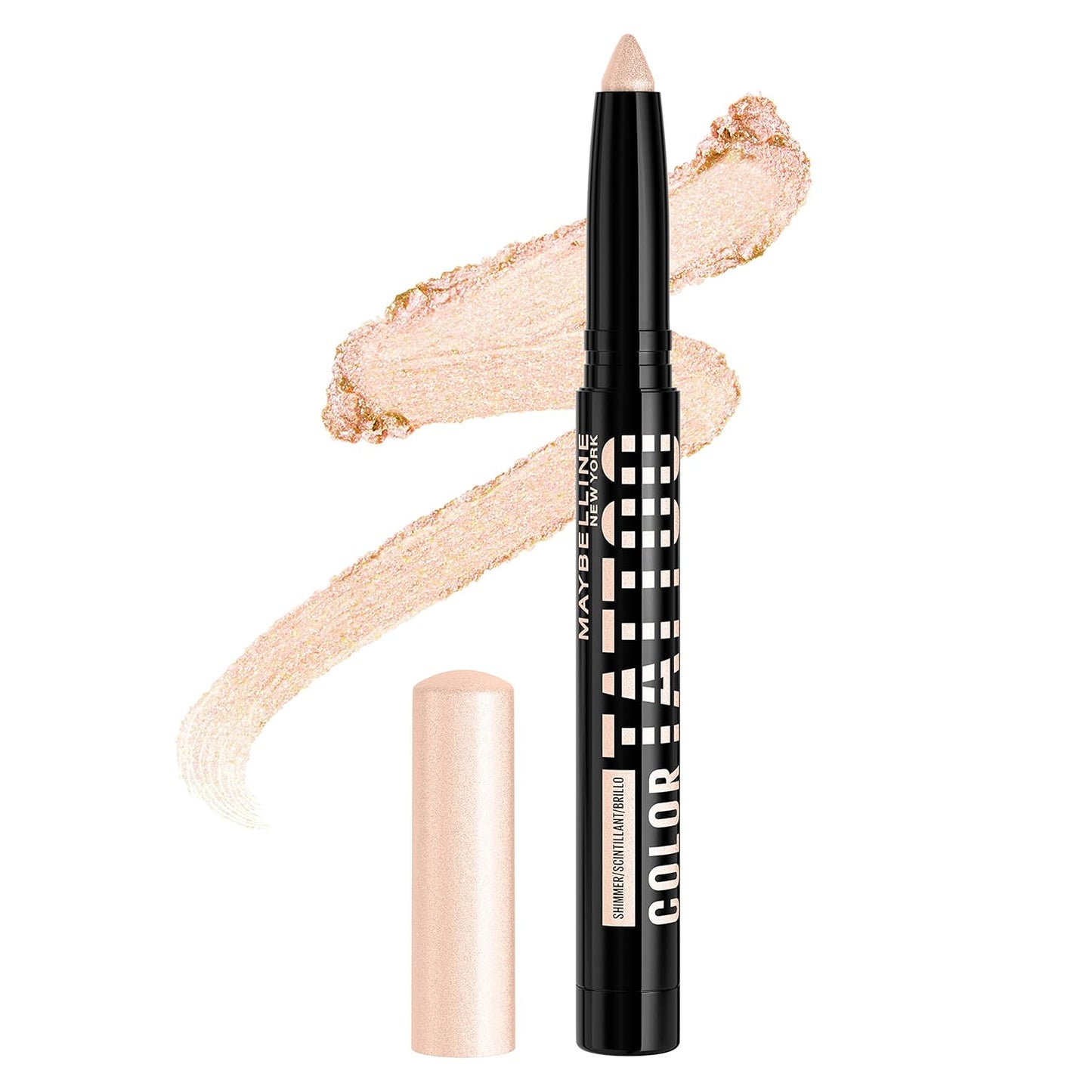 MAYBELLINE Color Tattoo Longwear Multi-Use Eye Shadow Stix, Eye Makeup, I Am Courageous (Light Bronze Shimmer)